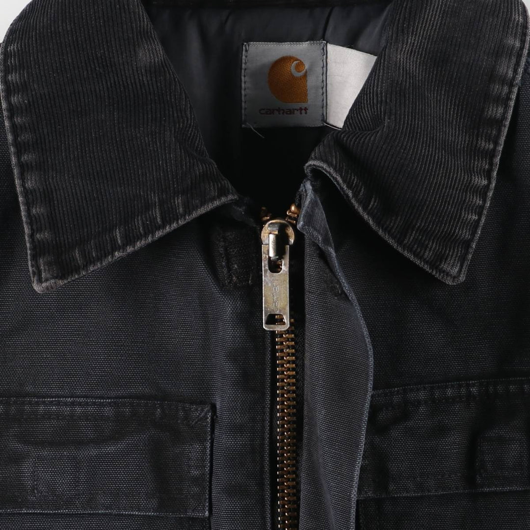 Carhartt Traditional Padded Duck Work Jacket, Men's Size L unclear black type Vintage Second Hand