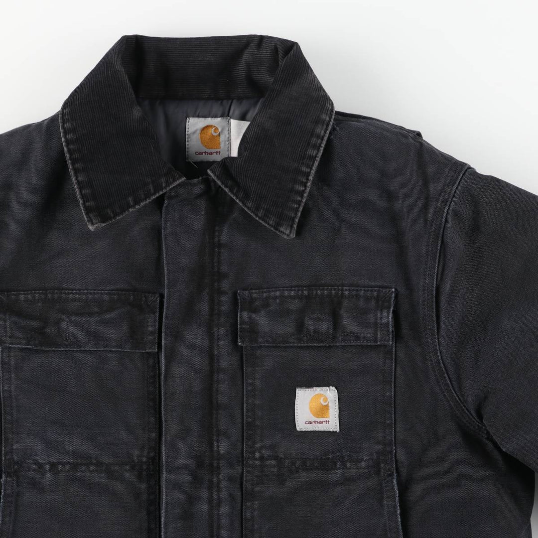 Carhartt Traditional Padded Duck Work Jacket, Men's Size L unclear black type Vintage Second Hand