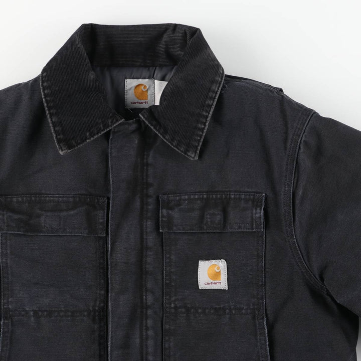 Carhartt Traditional Padded Duck Work Jacket, Men's Size L unclear black type Vintage Second Hand
