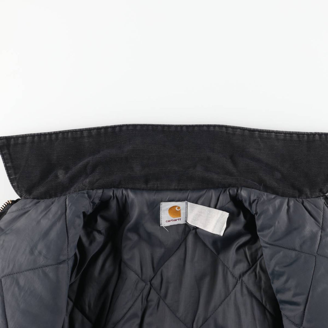 Carhartt Traditional Padded Duck Work Jacket, Men's Size L unclear black type Vintage Second Hand