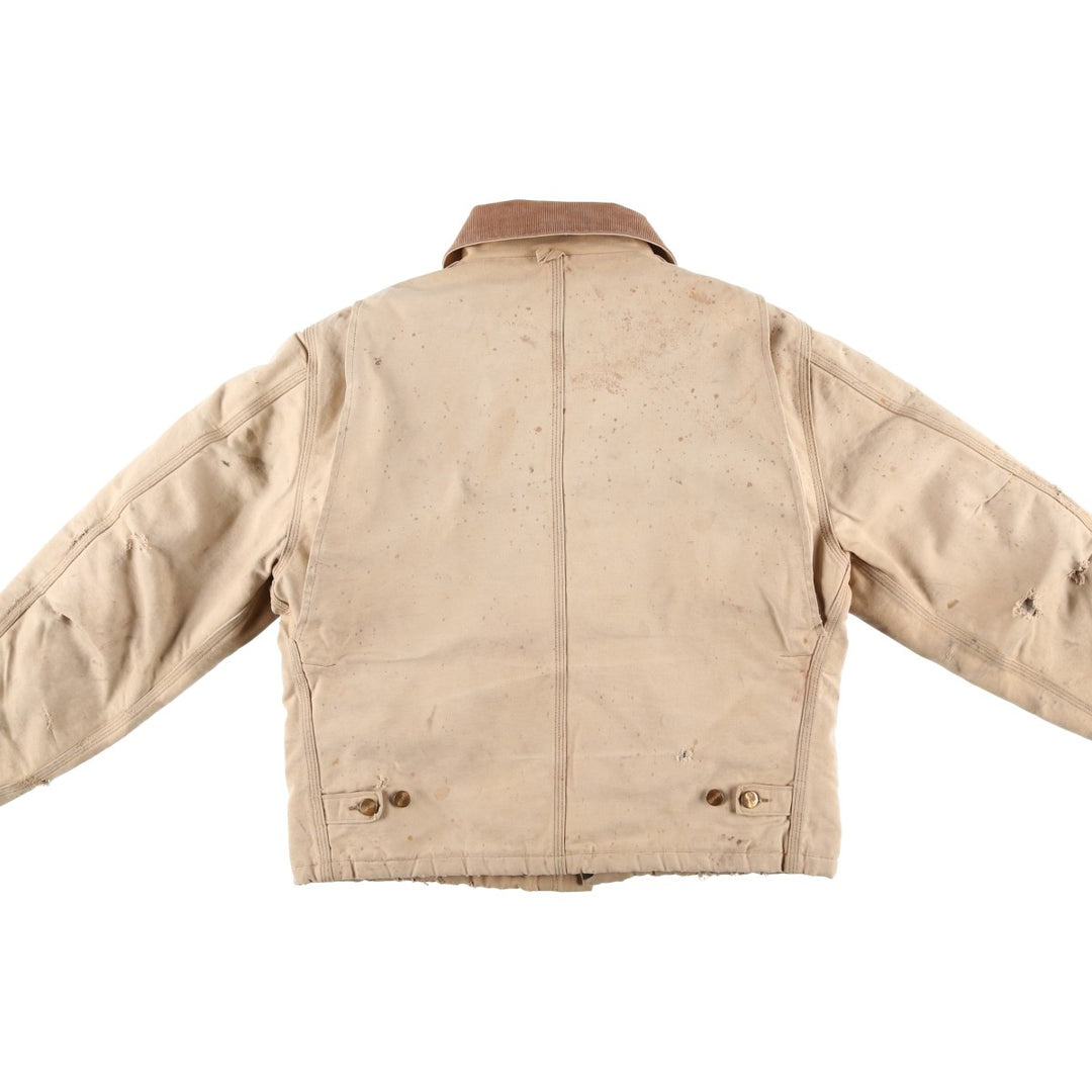 Carhartt Traditional Padded Duck Work Jacket, Men's Size L unclear Beige type Vintage Second Hand