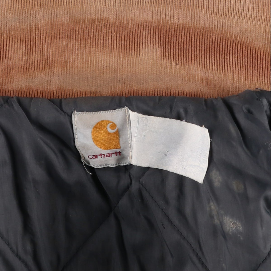 Carhartt Traditional Padded Duck Work Jacket, Men's Size L unclear Beige type Vintage Second Hand