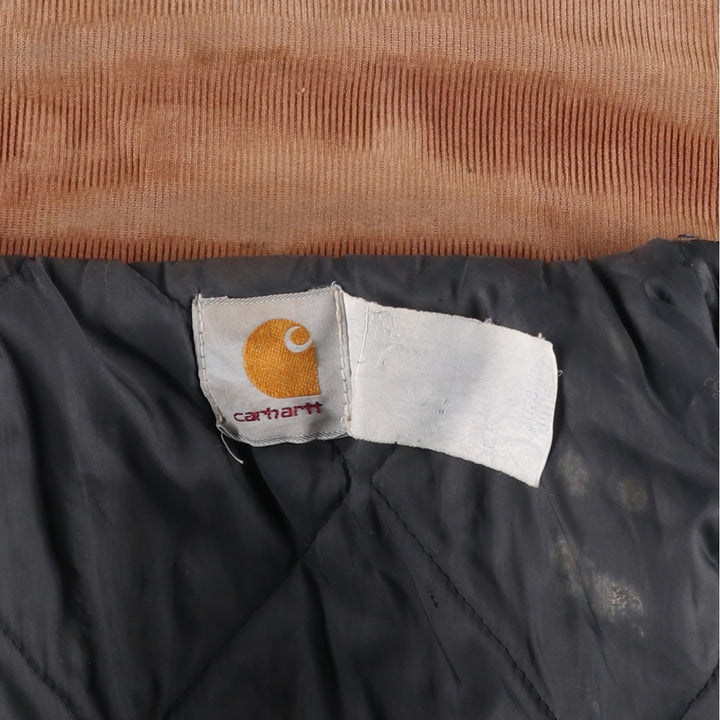 Carhartt Traditional Padded Duck Work Jacket, Men's Size L unclear Beige type Vintage Second Hand