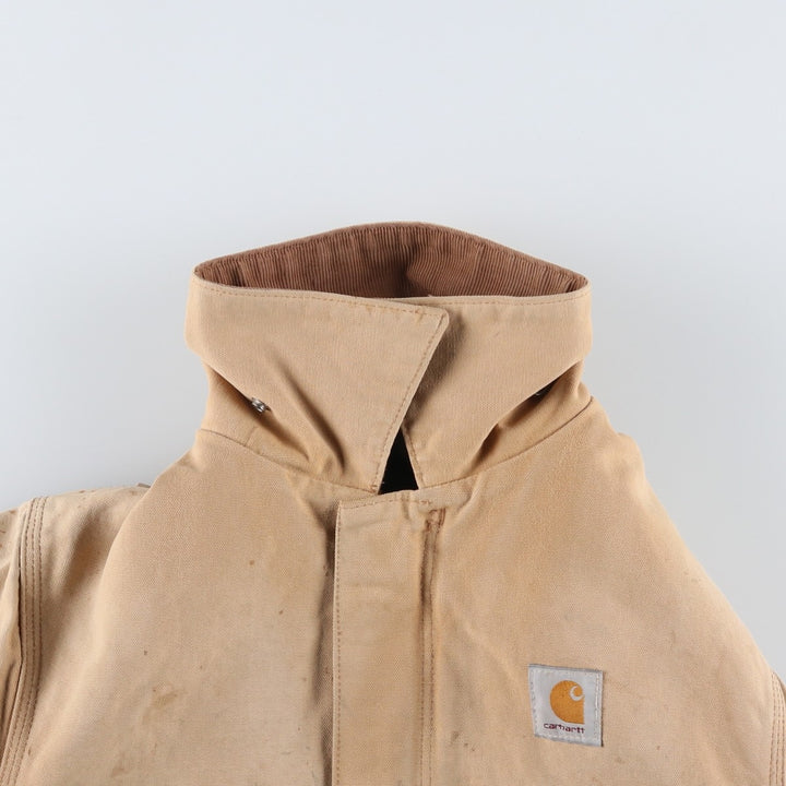 Carhartt Traditional Padded Duck Work Jacket, Men's Size L unclear Beige type Vintage Second Hand