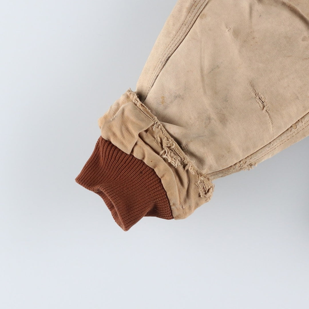 Carhartt Traditional Padded Duck Work Jacket, Men's Size L unclear Beige type Vintage Second Hand