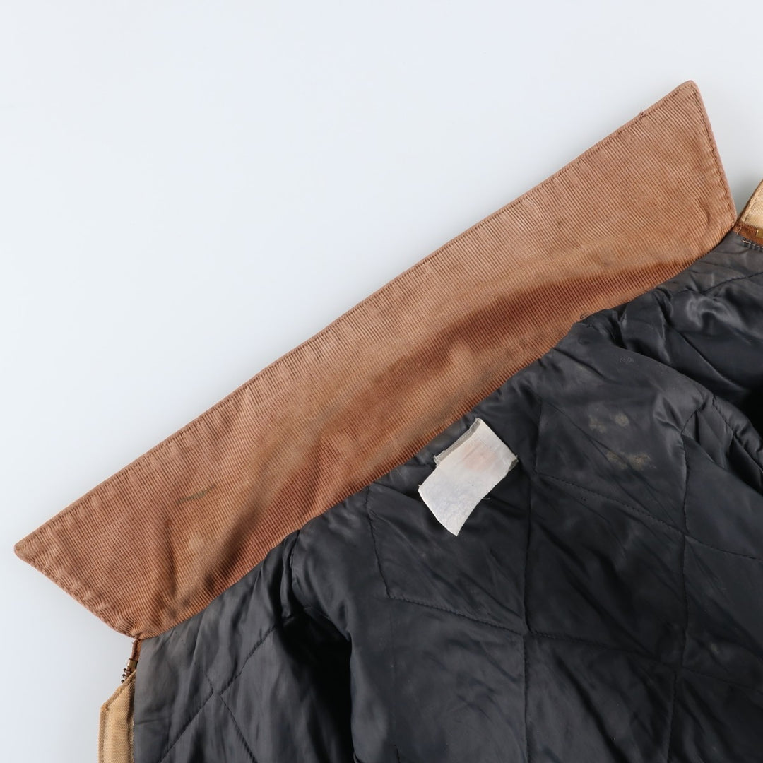 Carhartt Traditional Padded Duck Work Jacket, Men's Size L unclear Beige type Vintage Second Hand