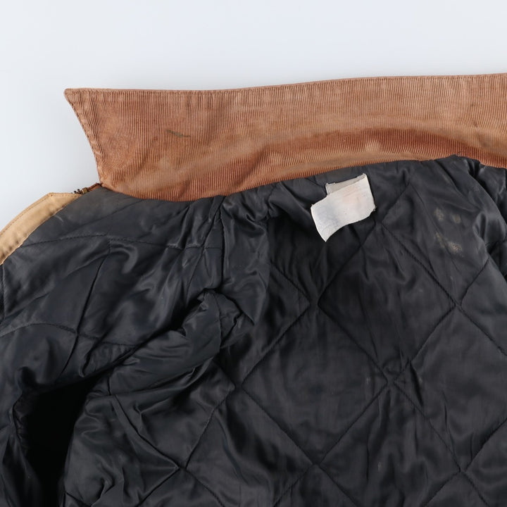 Carhartt Traditional Padded Duck Work Jacket, Men's Size L unclear Beige type Vintage Second Hand