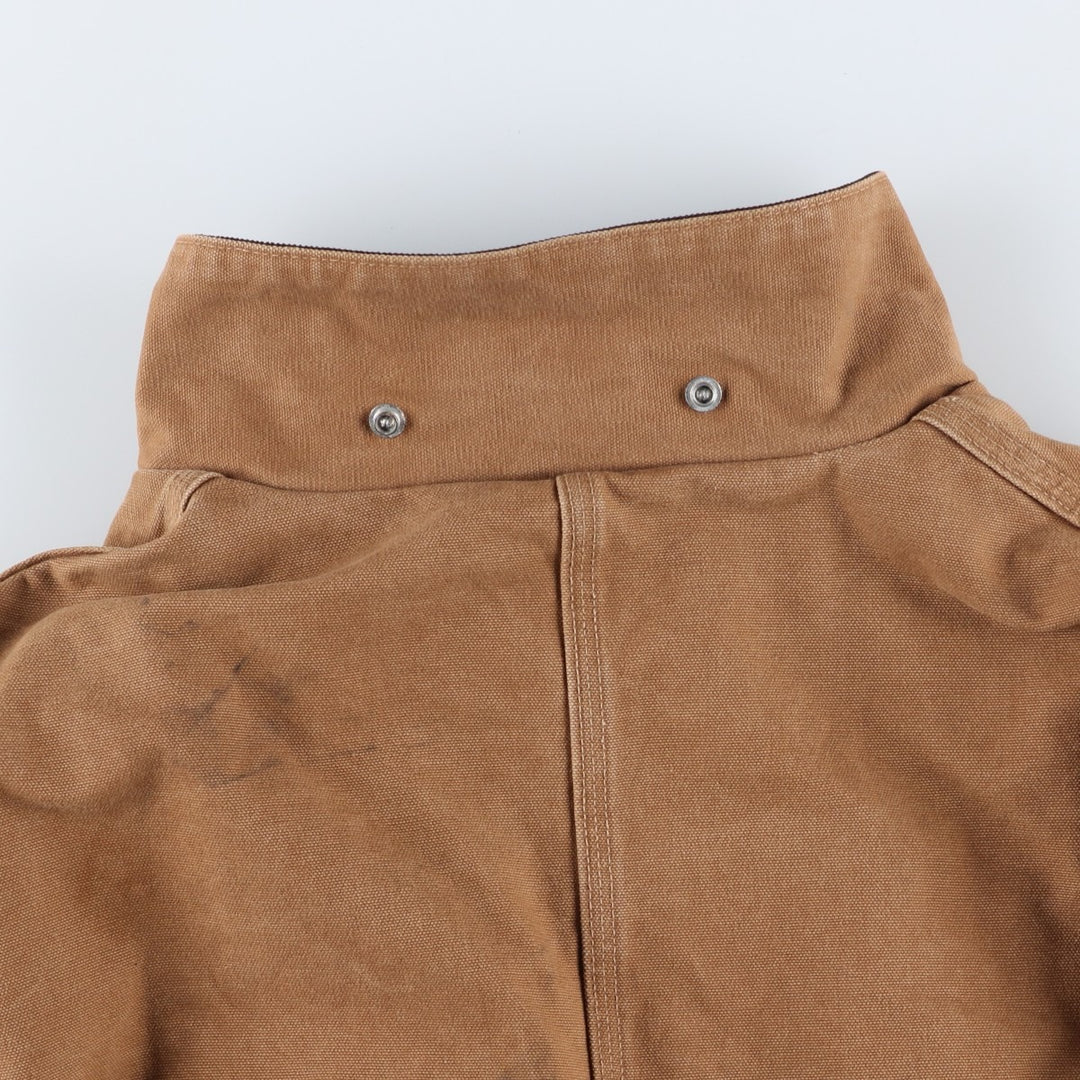 2000'S Carhartt Traditional Padded Duck Work Jacket, Men's Size XL cotton ocher yellow type Vintage Second Hand