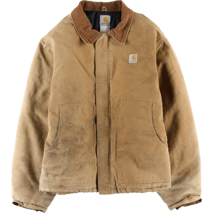 Carhartt Traditional Padded Duck Work Jacket, Men's XL unclear ocher yellow type Vintage Second Hand
