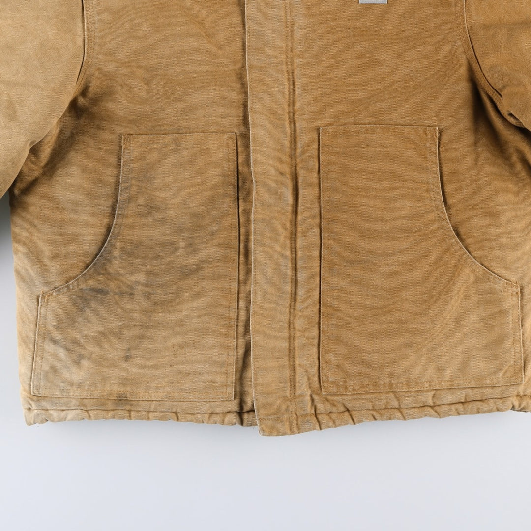 Carhartt Traditional Padded Duck Work Jacket, Men's XL unclear ocher yellow type Vintage Second Hand