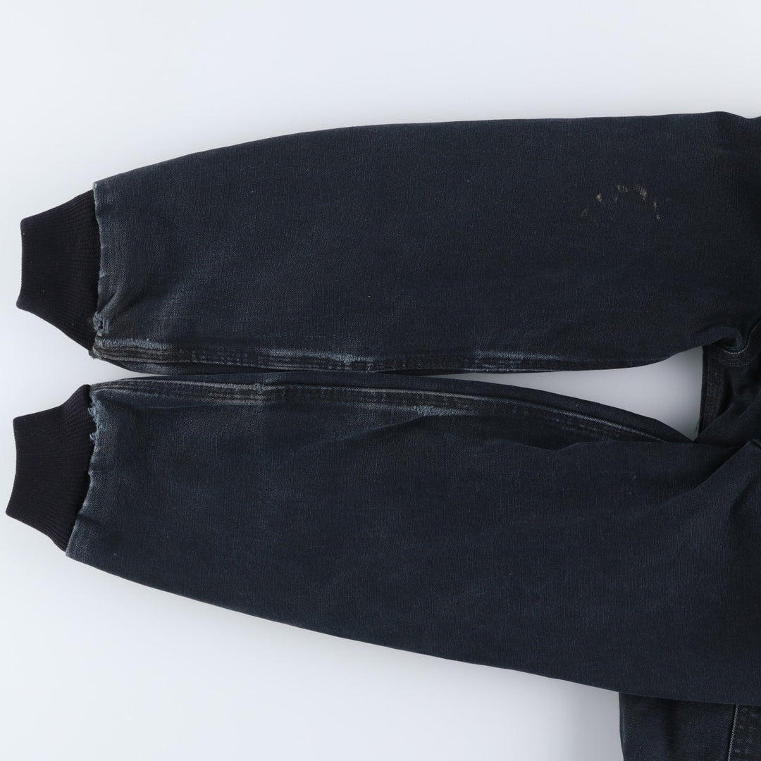 Carhartt Active Jacket Duck Full Zip Hoodie Men's L size unclear black type Vintage Second Hand