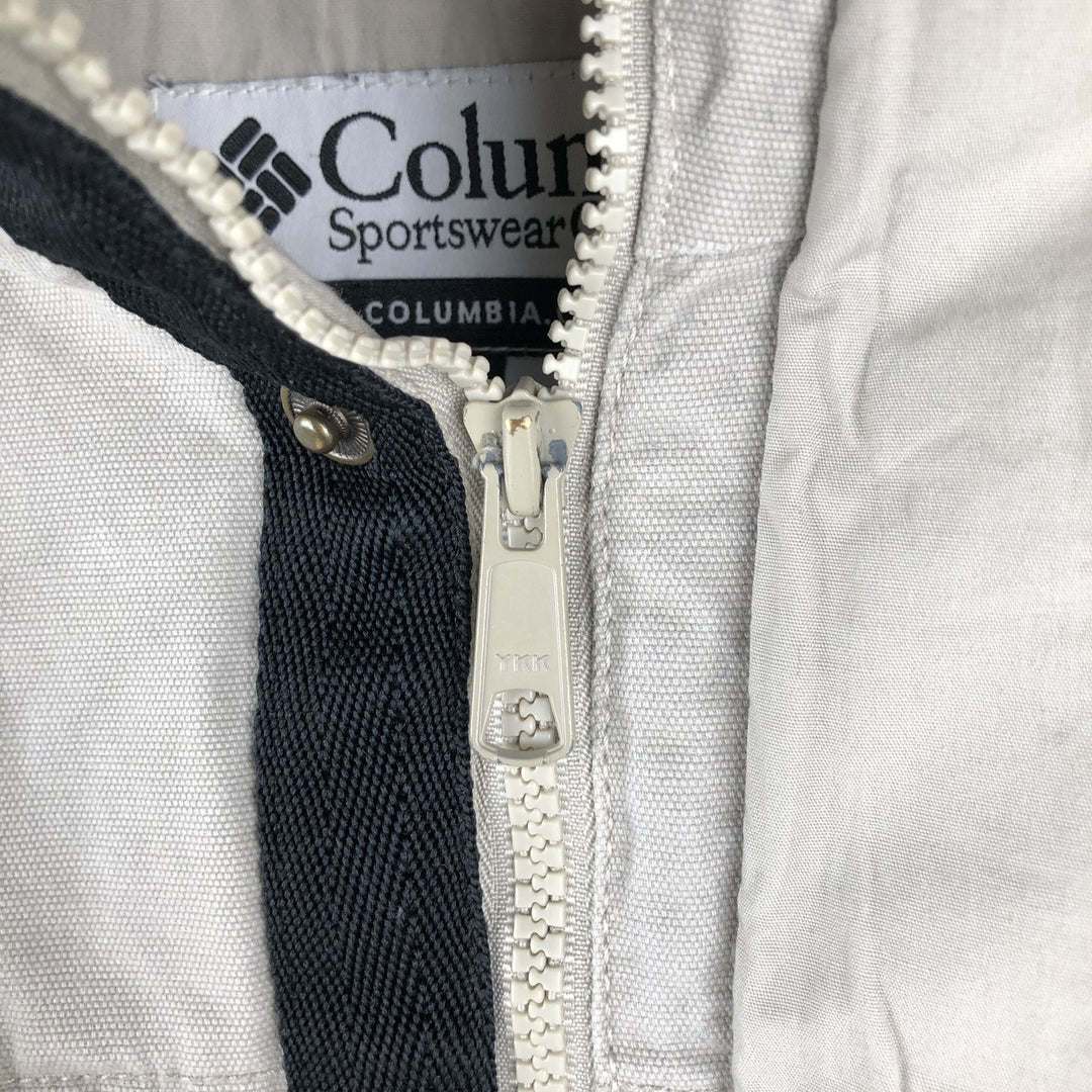 2000'S Columbia Mountain Jacket, Shell Jacket, Men's Size L cotton pale white type Vintage Second Hand