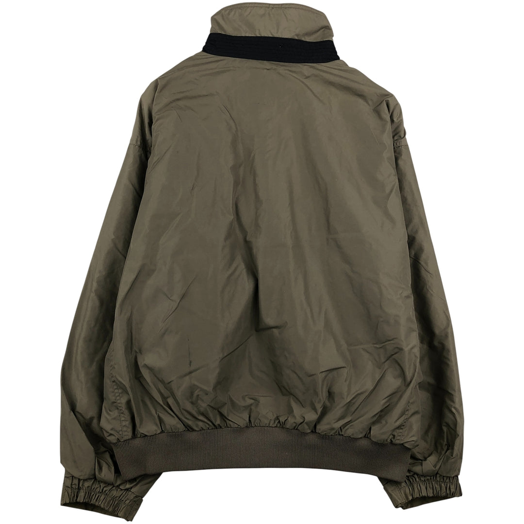 90s-00'S Vintage Columbia Men's Padded Puffer Jacket, Size L Nylon Khaki type Vintage Second Hand