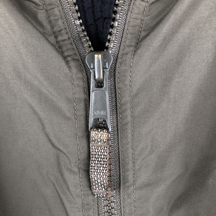 90s-00'S Vintage Columbia Men's Padded Puffer Jacket, Size L Nylon Khaki type Vintage Second Hand