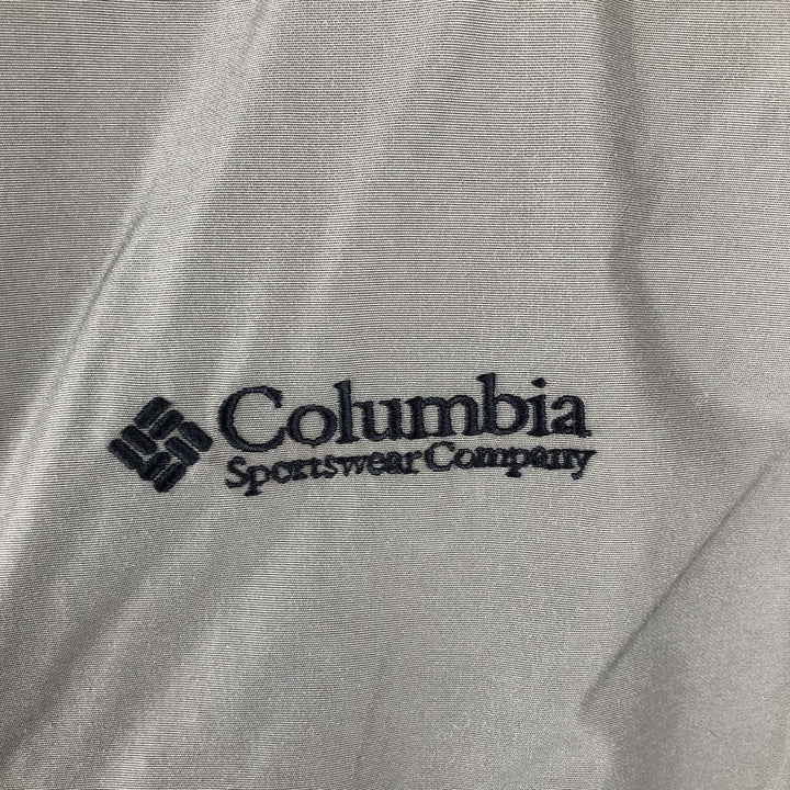 90s-00'S Vintage Columbia Men's Padded Puffer Jacket, Size L Nylon Khaki type Vintage Second Hand