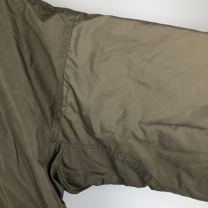 90s-00'S Vintage Columbia Men's Padded Puffer Jacket, Size L Nylon Khaki type Vintage Second Hand
