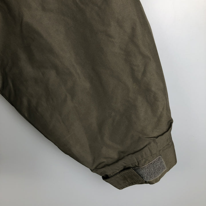 90s-00'S Vintage Columbia Men's Padded Puffer Jacket, Size L Nylon Khaki type Vintage Second Hand