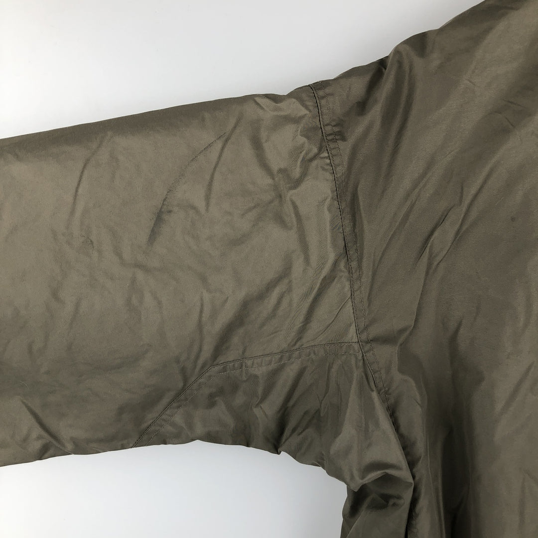 90s-00'S Vintage Columbia Men's Padded Puffer Jacket, Size L Nylon Khaki type Vintage Second Hand