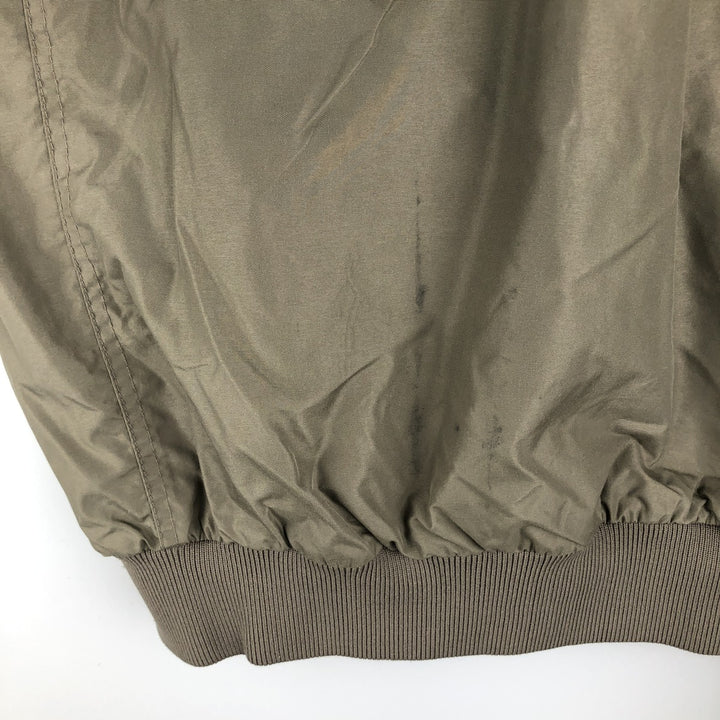 90s-00'S Vintage Columbia Men's Padded Puffer Jacket, Size L Nylon Khaki type Vintage Second Hand