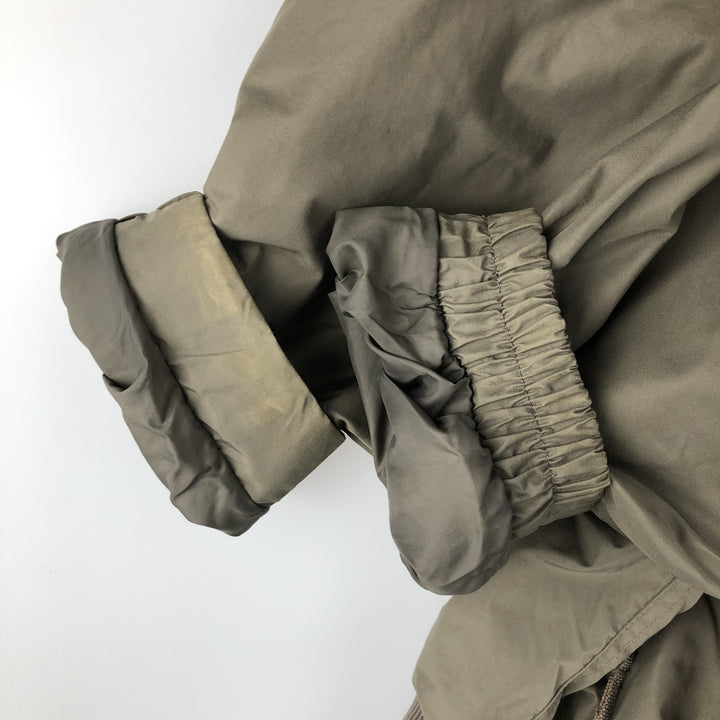 90s-00'S Vintage Columbia Men's Padded Puffer Jacket, Size L Nylon Khaki type Vintage Second Hand