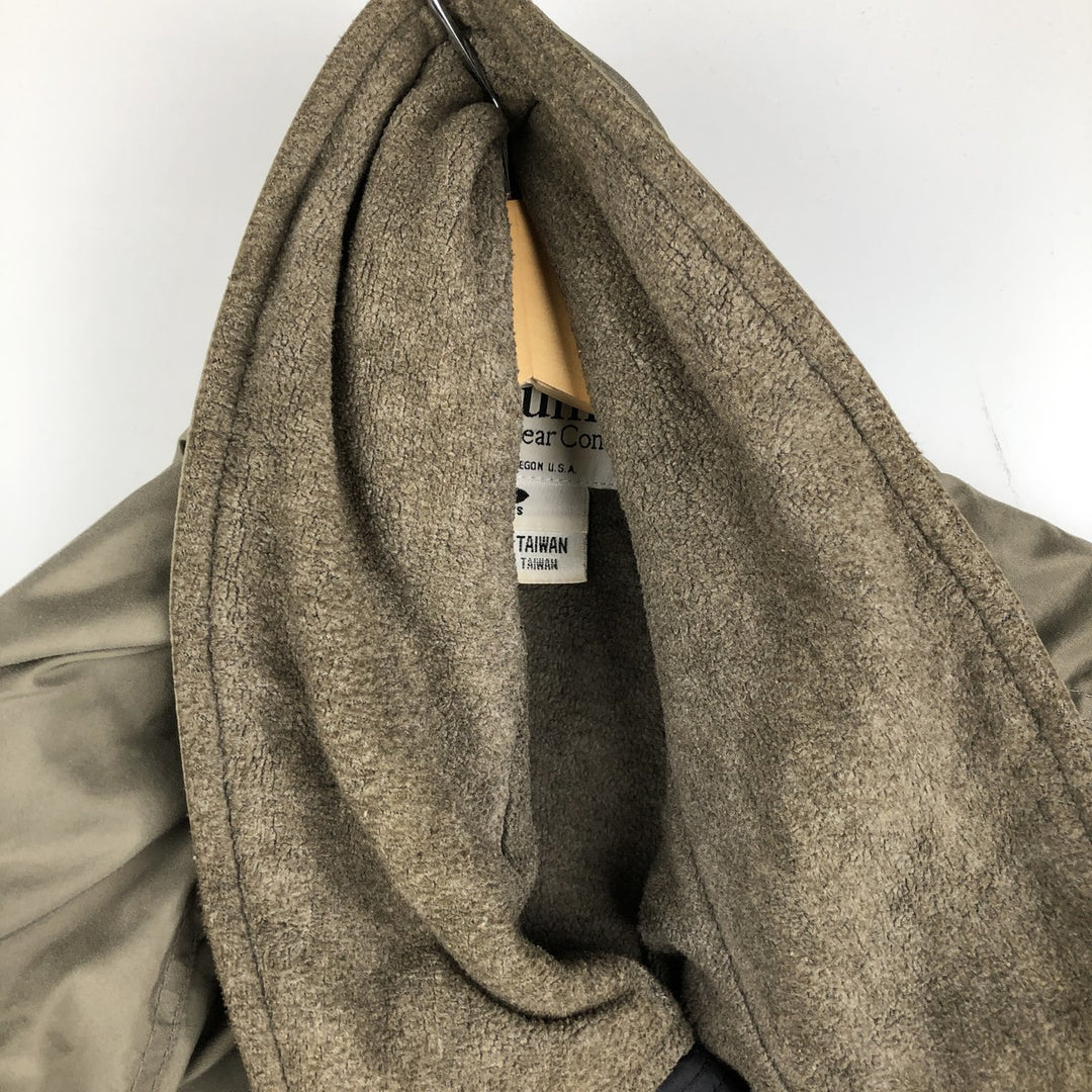 90s-00'S Vintage Columbia Men's Padded Puffer Jacket, Size L Nylon Khaki type Vintage Second Hand
