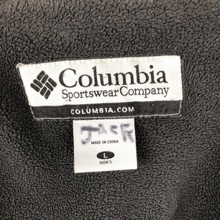 2000'S Columbia padded puffer jacket, men's size L Nylon green type Vintage Second Hand