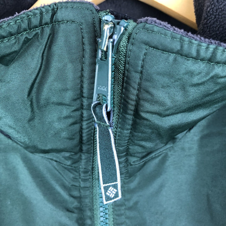 2000'S Columbia padded puffer jacket, men's size L Nylon green type Vintage Second Hand