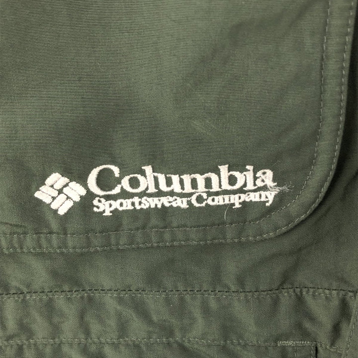 90s-00'S Columbia Padded Mountain Jacket, Shell Jacket, Puffer Jacket, Men's XL Nylon Khaki type Vintage Second Hand