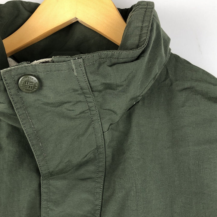 90s-00'S Columbia Padded Mountain Jacket, Shell Jacket, Puffer Jacket, Men's XL Nylon Khaki type Vintage Second Hand