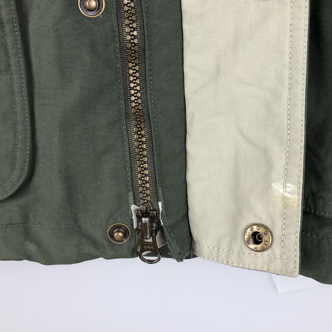90s-00'S Columbia Padded Mountain Jacket, Shell Jacket, Puffer Jacket, Men's XL Nylon Khaki type Vintage Second Hand