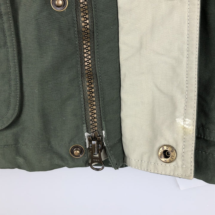 90s-00'S Columbia Padded Mountain Jacket, Shell Jacket, Puffer Jacket, Men's XL Nylon Khaki type Vintage Second Hand