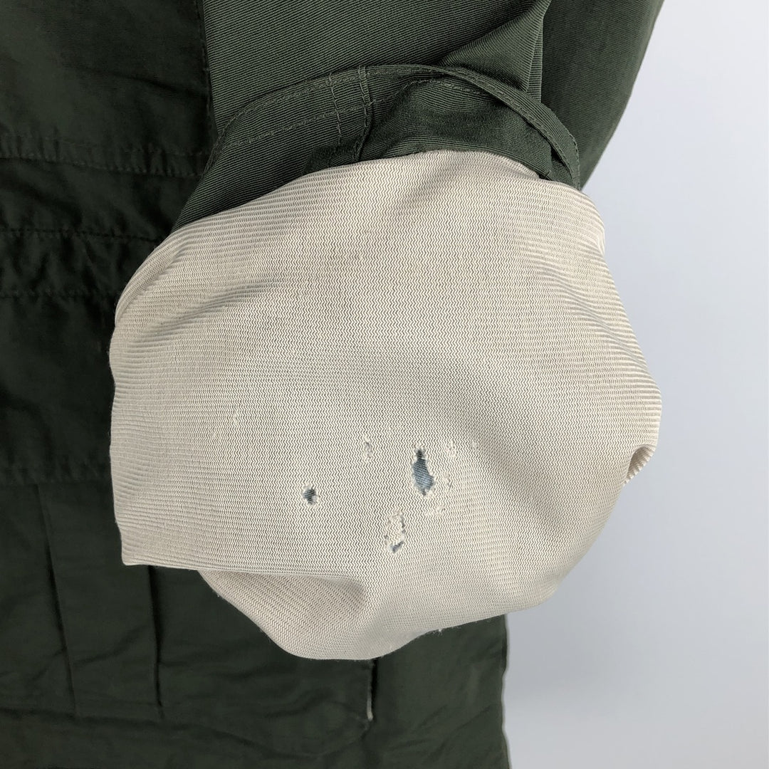 90s-00'S Columbia Padded Mountain Jacket, Shell Jacket, Puffer Jacket, Men's XL Nylon Khaki type Vintage Second Hand