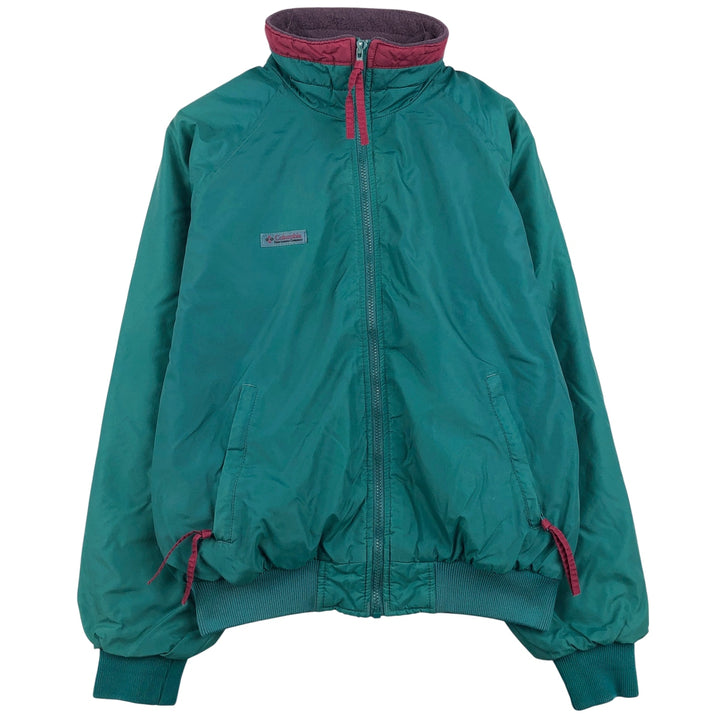 90'S Columbia White Tag Padded Puffer Jacket, Men's Size Medium, Vintage unclear green type Vintage Second Hand