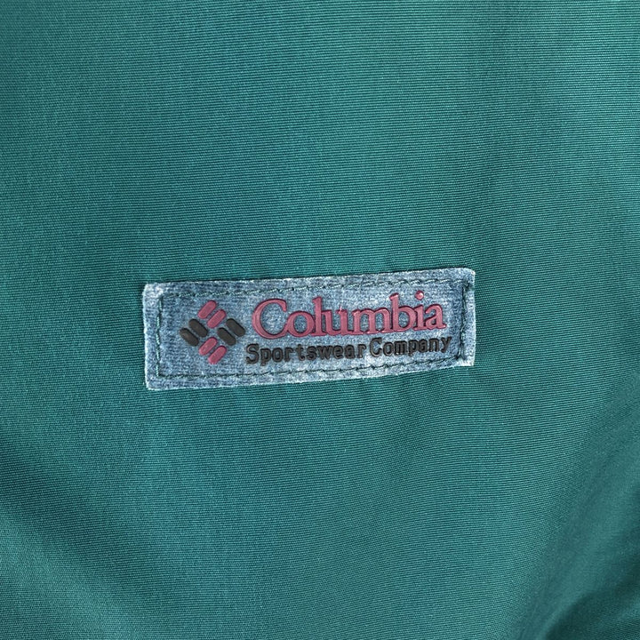 90'S Columbia White Tag Padded Puffer Jacket, Men's Size Medium, Vintage unclear green type Vintage Second Hand