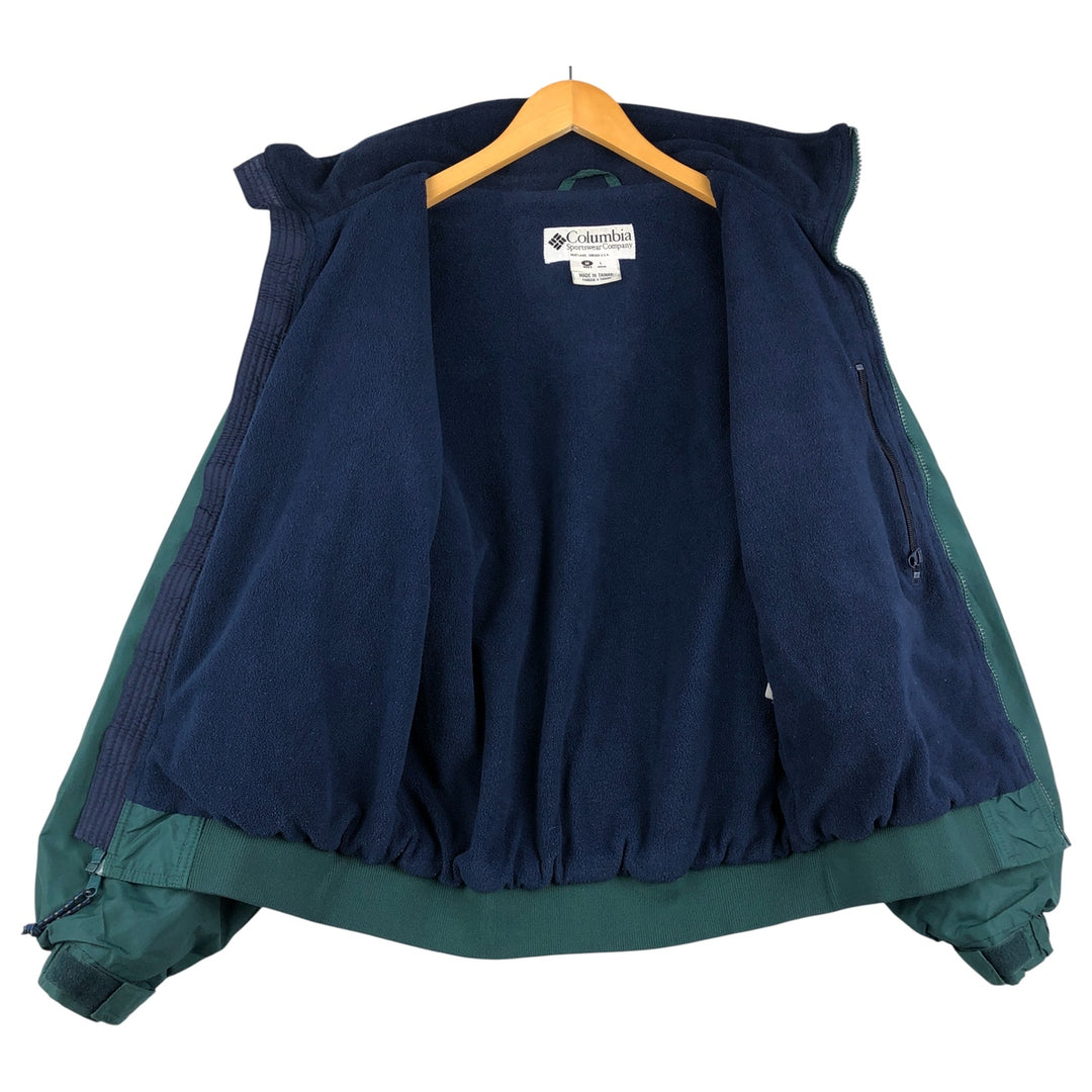 90s-00'S Vintage Columbia Padded Puffer Jacket, Men's Size Medium Nylon green type Vintage Second Hand