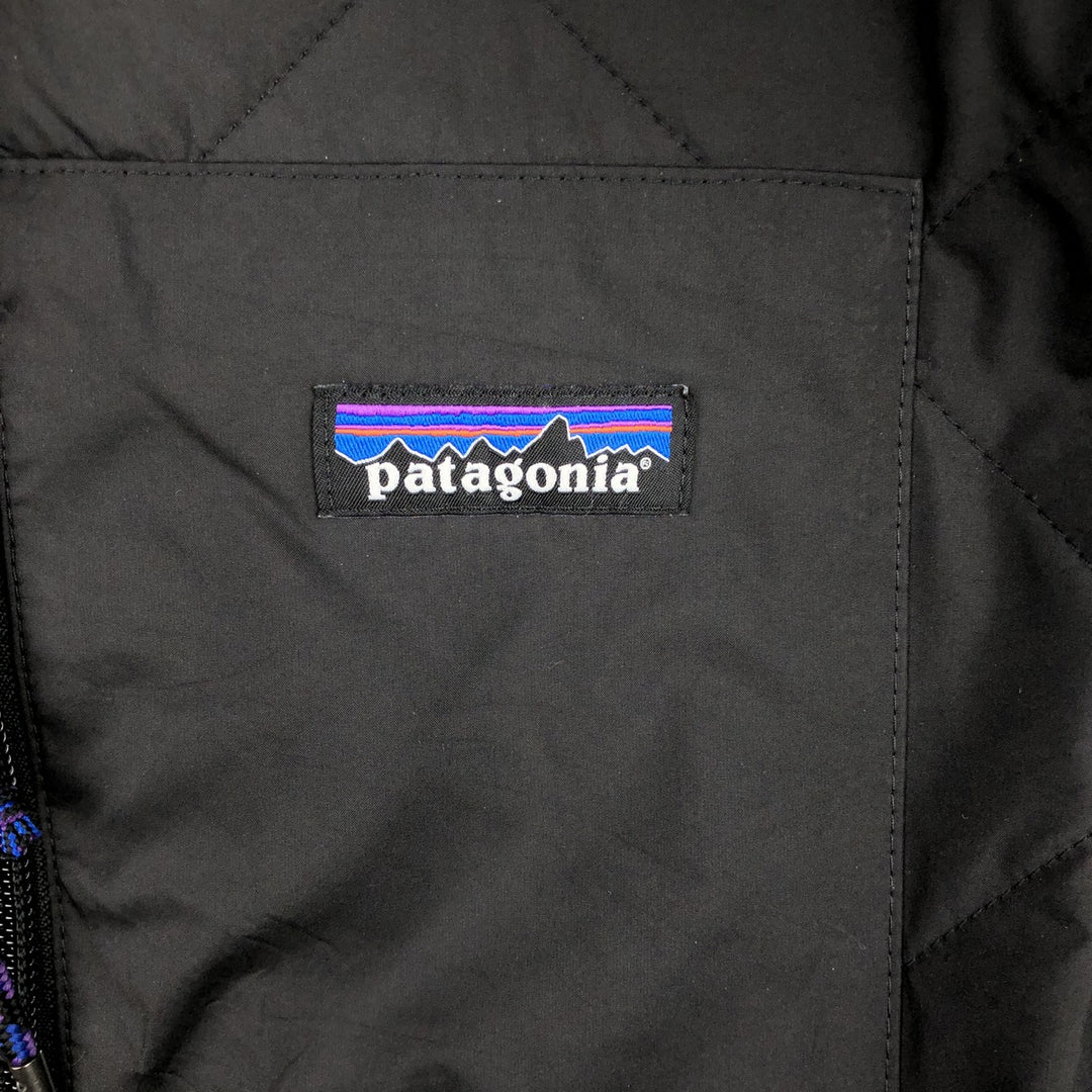 Patagonia Diamond Quilted Bomber Hoody 27610FA21 Padded Mountain Parka Shell Jacket Men's Size L recycled polyester black type Vintage Second Hand