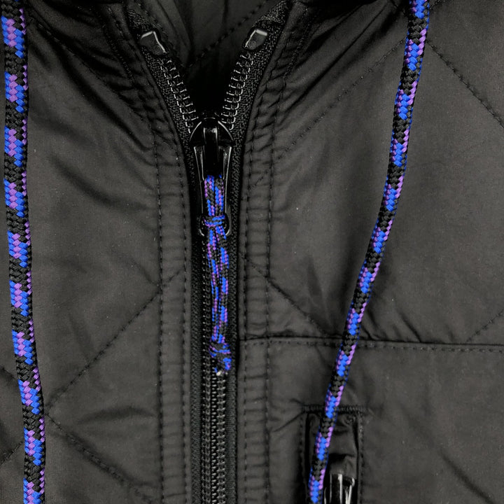 Patagonia Diamond Quilted Bomber Hoody 27610FA21 Padded Mountain Parka Shell Jacket Men's Size L recycled polyester black type Vintage Second Hand