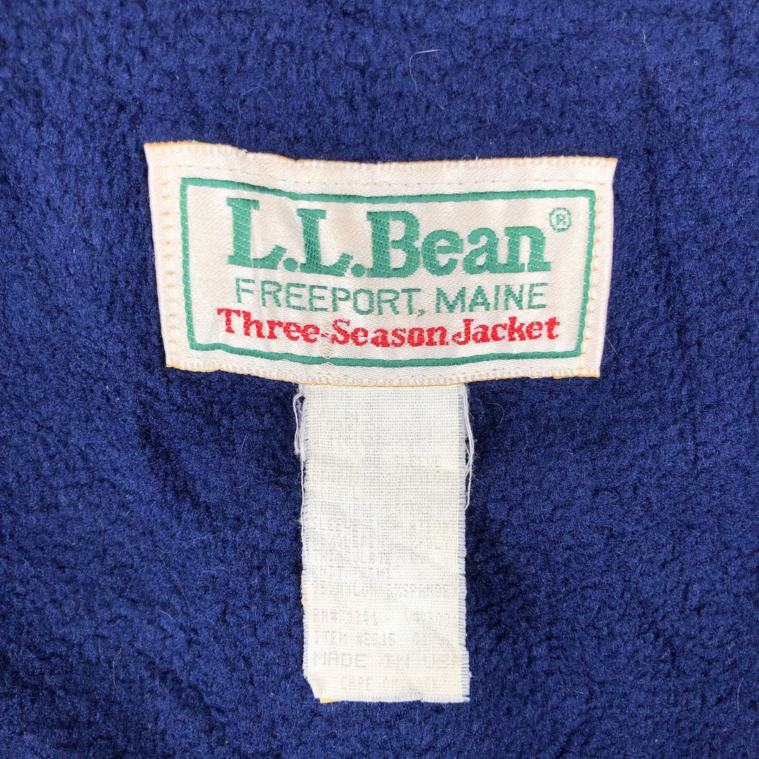90'S LL Bean Three-Seasons Jacket, Padded Mountain Jacket, Shell Jacket, Puffer Jacket, Men's Size L unclear gray type Vintage Second Hand
