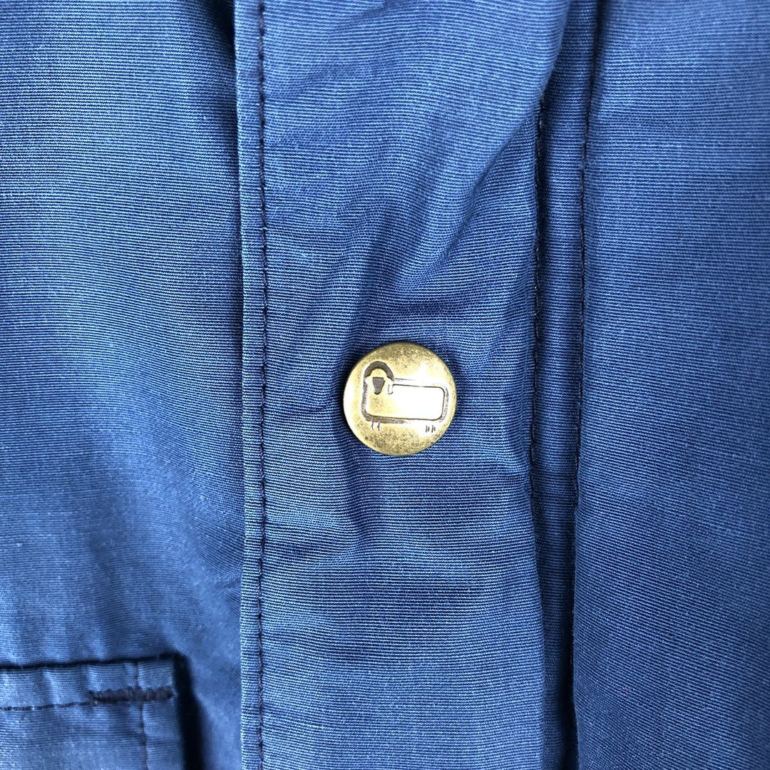 Vintage 1980'S WOOLRICH Mountain Parka Shell Jacket, Made in USA, Men's Size Small cotton navy blue type Vintage Second Hand