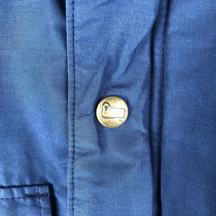 Vintage 1980'S WOOLRICH Mountain Parka Shell Jacket, Made in USA, Men's Size Small cotton navy blue type Vintage Second Hand