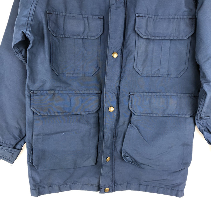 Vintage 1980'S WOOLRICH Mountain Parka Shell Jacket, Made in USA, Men's Size Small cotton navy blue type Vintage Second Hand