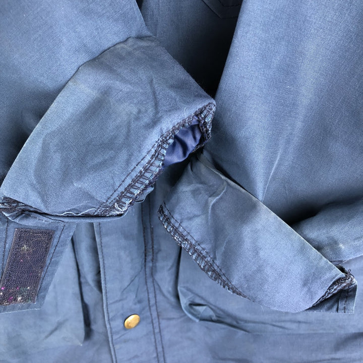 Vintage 1980'S WOOLRICH Mountain Parka Shell Jacket, Made in USA, Men's Size Small cotton navy blue type Vintage Second Hand