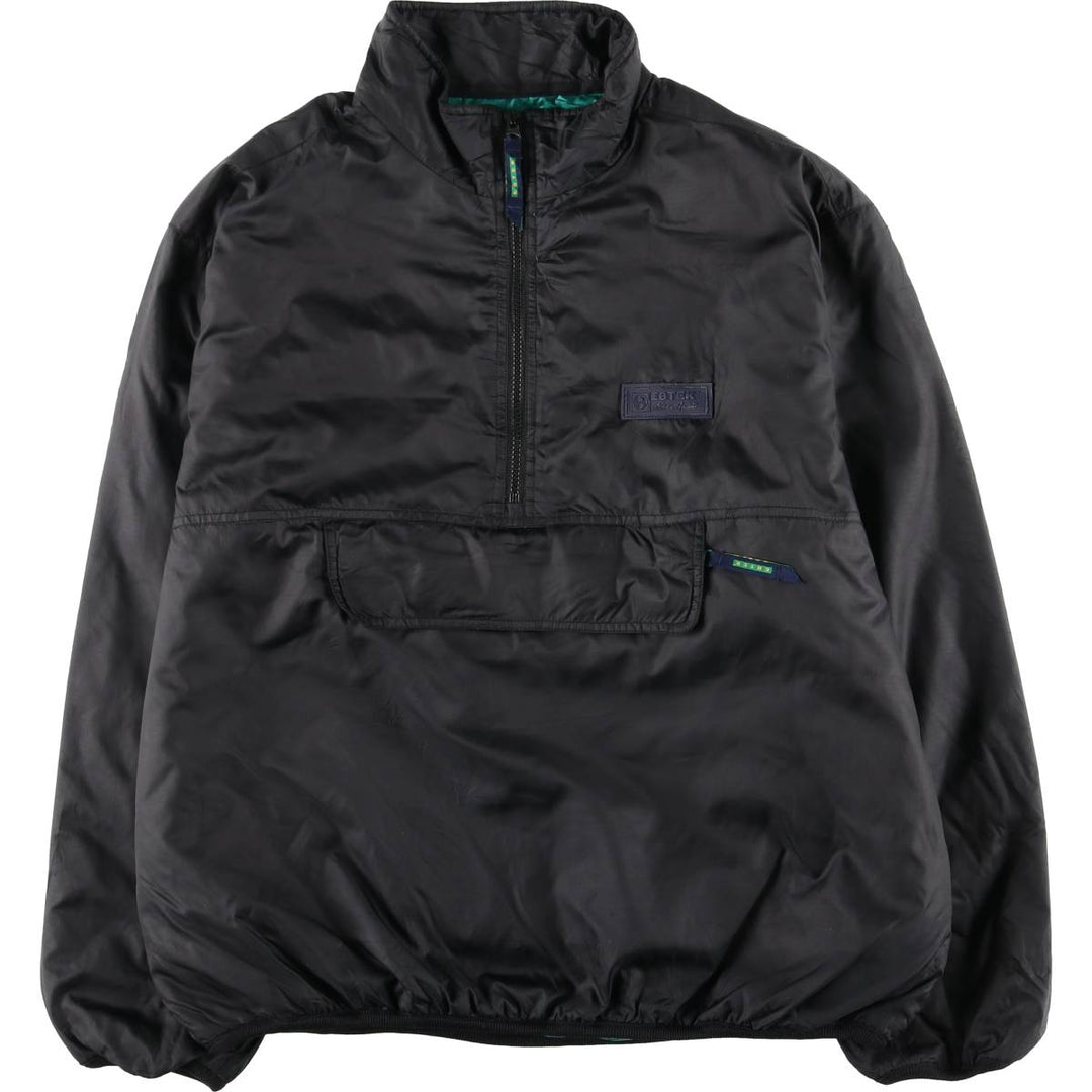Vintage 90'S Eddie Bauer EBTEK ripstop padded anorak jacket, men's size M polyester black type Vintage Second Hand