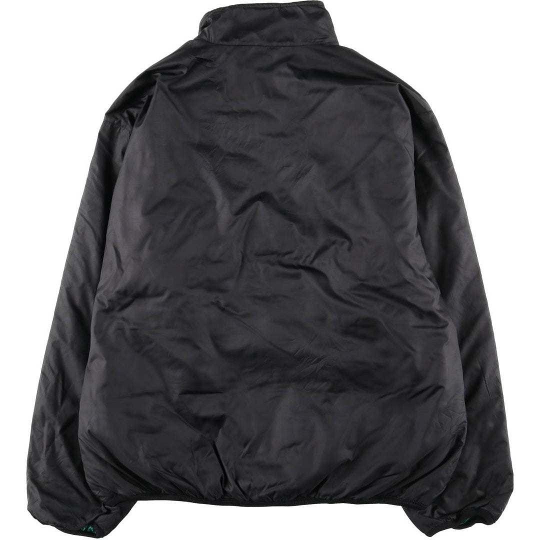 Vintage 90'S Eddie Bauer EBTEK ripstop padded anorak jacket, men's size M polyester black type Vintage Second Hand
