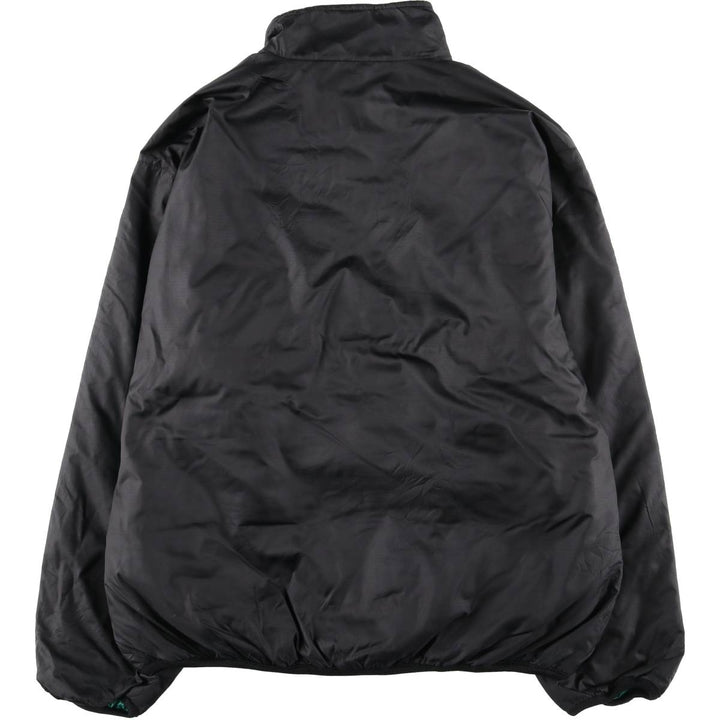 Vintage 90'S Eddie Bauer EBTEK ripstop padded anorak jacket, men's size M polyester black type Vintage Second Hand