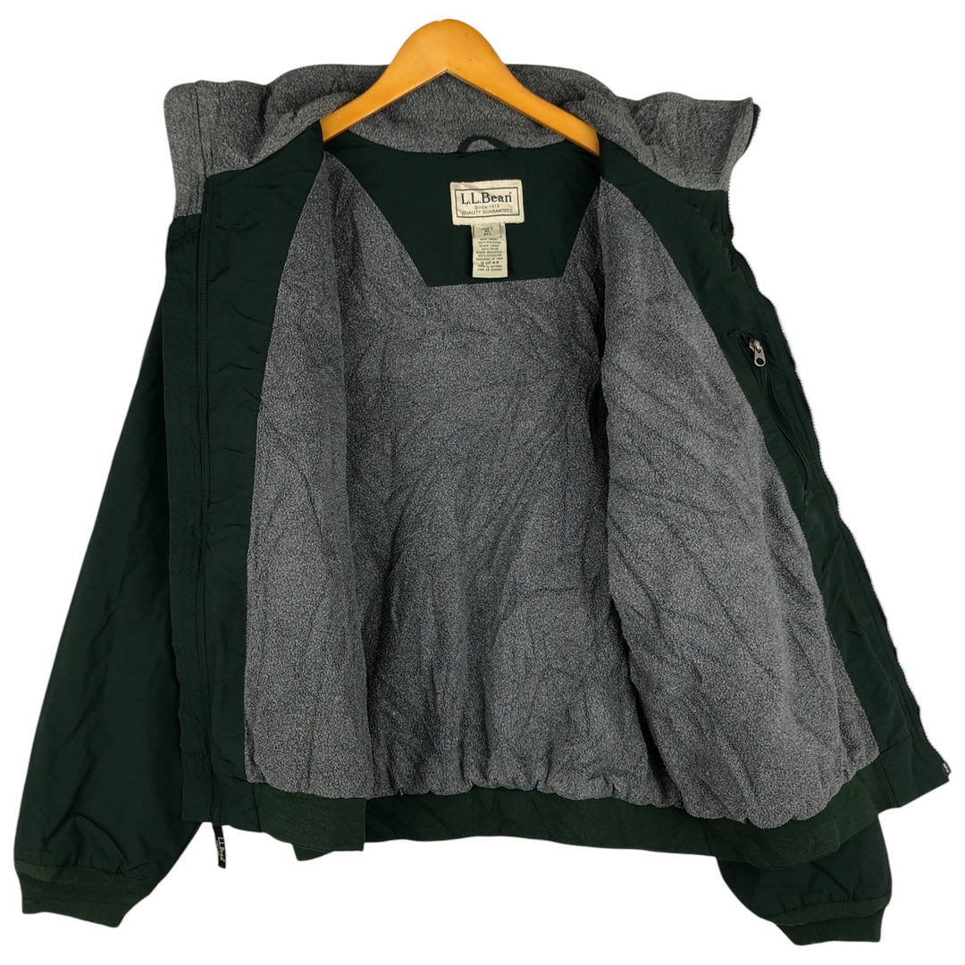 90s-00'S LL Bean Padded Mountain Jacket, Shell Jacket, Puffer Jacket, Men's XL, Vintage Nylon green type Vintage Second Hand