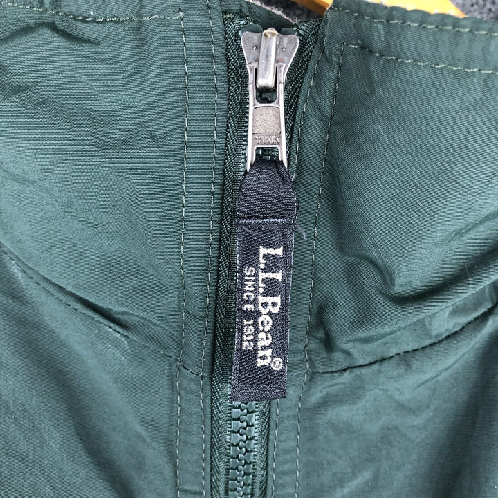 90s-00'S LL Bean Padded Mountain Jacket, Shell Jacket, Puffer Jacket, Men's XL, Vintage Nylon green type Vintage Second Hand