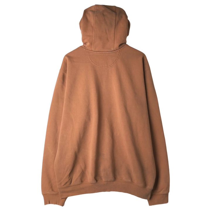 00'S Carhartt Sweat Full Zip Hoodie Men's L size cotton brown type Vintage Second Hand