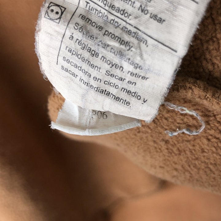 00'S Carhartt Sweat Full Zip Hoodie Men's L size cotton brown type Vintage Second Hand