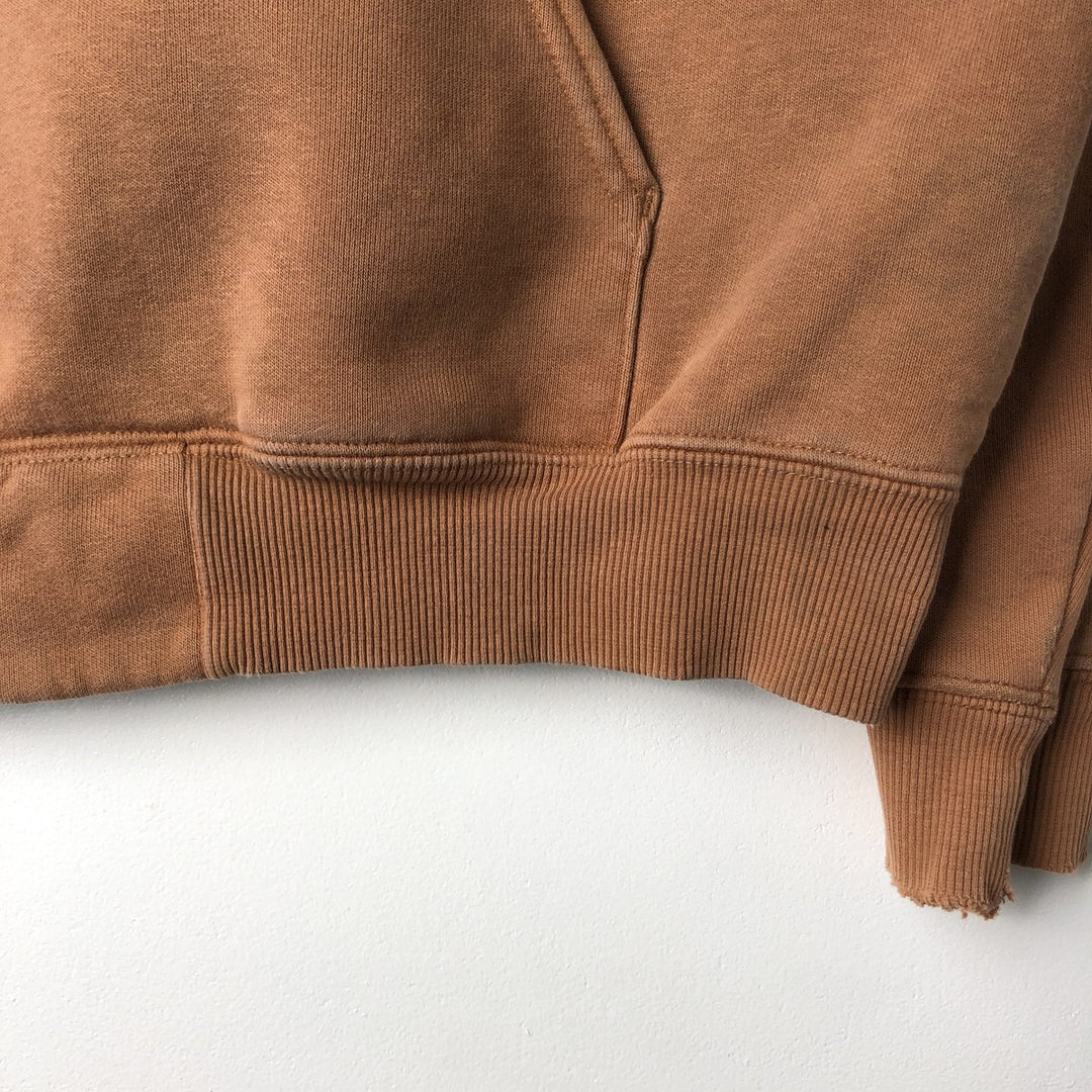 00'S Carhartt Sweat Full Zip Hoodie Men's L size cotton brown type Vintage Second Hand